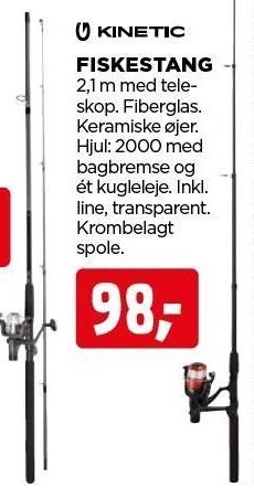 jem & fix Fiskestang tilbud