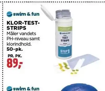 jem & fix Klor-test-strips tilbud
