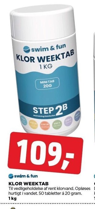 jem & fix Klor weektab tilbud