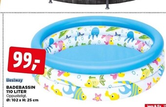 jem & fix Badebassin 110 liter tilbud