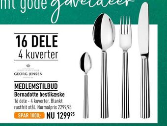 Imerco Bernadotte bestikæske tilbud