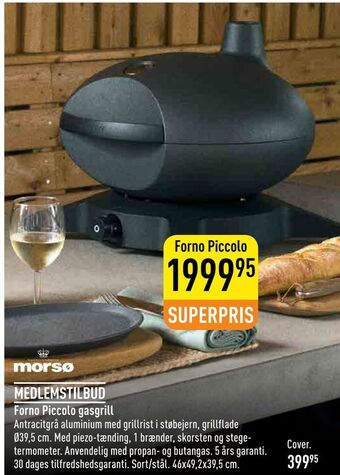 Imerco Forno Piccolo gasgrill tilbud