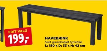 jem & fix Havebænk tilbud