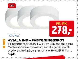 jem & fix Aviaja ind-/påbygningsspot tilbud