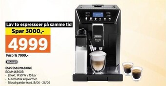 Power Espressomaskine tilbud