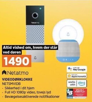 Power Videodørklokke tilbud