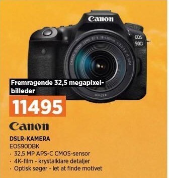 Power DSLR-kamera tilbud