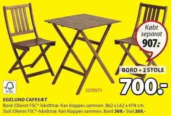 Egelund Cafesæt