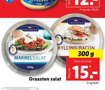 Lidl Graasten makrelsalat tilbud