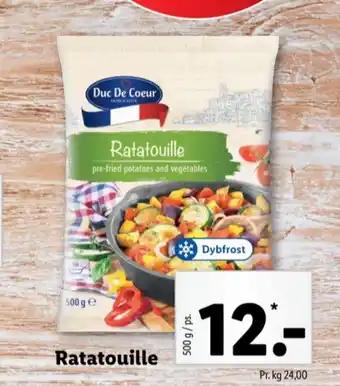 Lidl Duc de coeur grøntsager tilbud