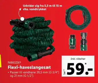 Lidl Parkside haveslange tilbud