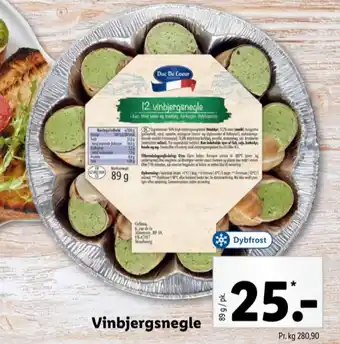 Lidl Duc de coeur snegle tilbud
