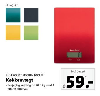 Lidl Silvercrest køkkenvægt tilbud