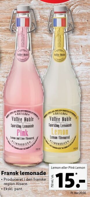 Artisanal lemonade limonade