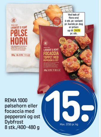 REMA 1000 Rema 1000 pølsehorn tilbud