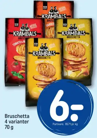 Krambals bruschetta