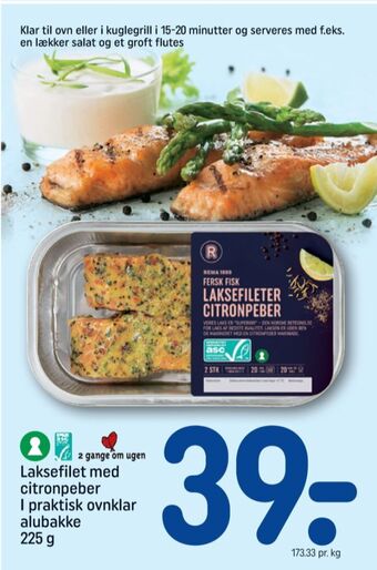 REMA 1000 Rema 1000 laksefilet tilbud