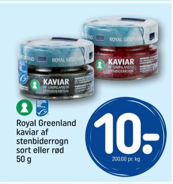 REMA 1000 Royal greenland kaviar tilbud