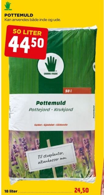 jem & fix Grønne fingre pottemuld tilbud