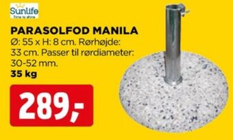 jem & fix Sunlife parasolfod tilbud