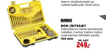 Dewalt bor- og bitssæt