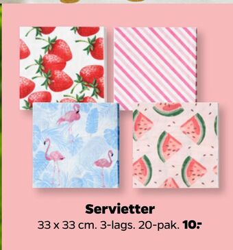 Netto Servietter tilbud