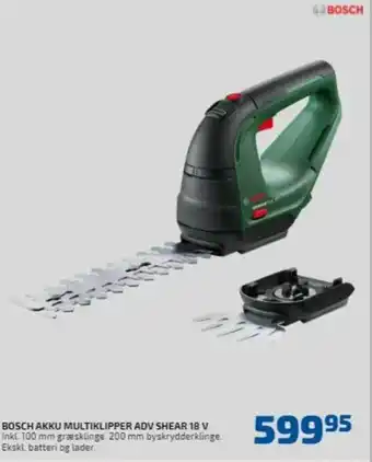 Davidsen Bosch Akku Multiklipper ADV Shear 18V tilbud
