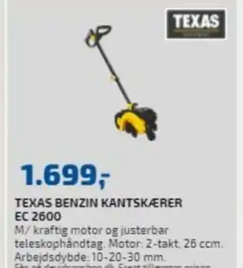 Davidsen Texas Benzin Kantskærer EC 2600 tilbud