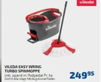 Davidsen Vileda Easy Wring Turbo Spinmoppe tilbud