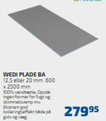 Wedi Plade BA