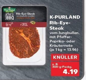Kaufland K-Purland Rib-Eye-Steak tilbud