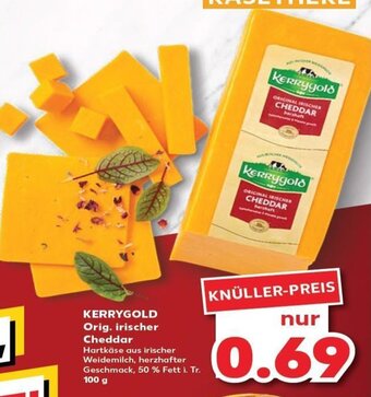 Kaufland Kerrygold Orig Irischer Cheddar tilbud