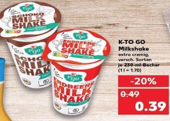 K-To Go Milkshake