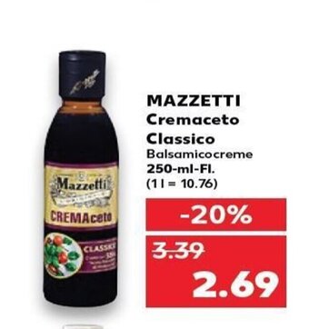 Mazzetti Cremaceto Classico