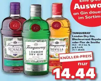 Tanqueray London Dry GIn Blackcurrant Royale Oder Flor de Sevilla