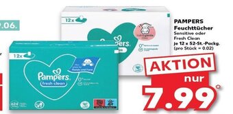 Kaufland DE Pampers Feuchttücher tilbud