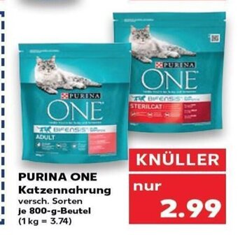 Kaufland Purina One Katzennahrung tilbud
