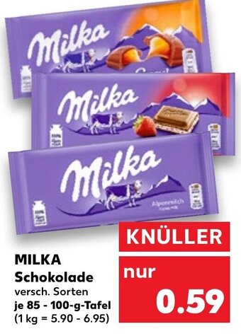 Kaufland Milka Schokolade tilbud