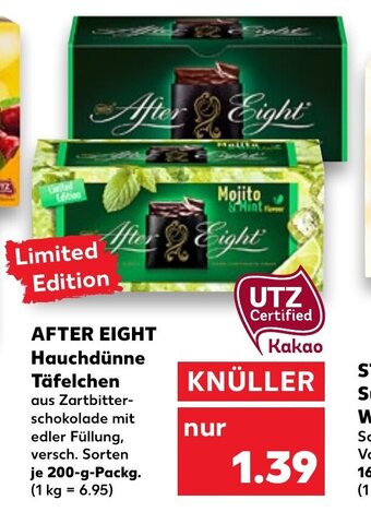 Kaufland After Eight Hauchdünne Täfelchen tilbud