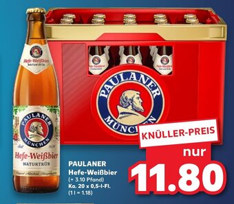 Kaufland Paulaner Hefe-Weißbier tilbud