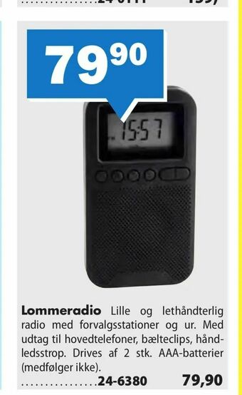Lommeradio