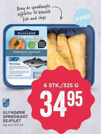 MENY Glyngøre sprødbagt sejfilet 6 stk. tilbud
