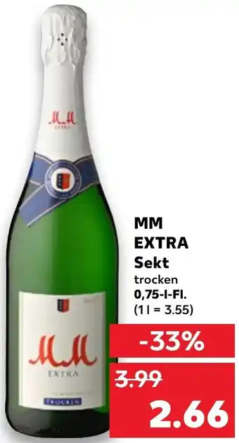 Kaufland DE MM Extra Sekt 0,75 L tilbud