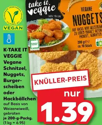 Vegane Schnitzel, Nuggets, Burger-scheiben 200 g
