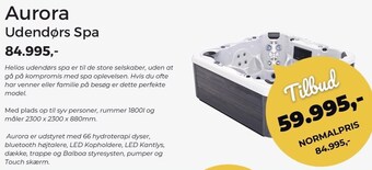 Aurora udendørs spa