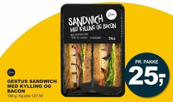 Let-Køb Gestus sandwich med kylling og bacon tilbud