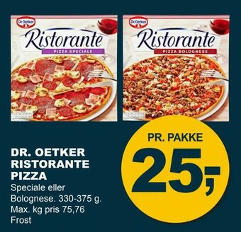 Dr. oetker ristorante pizza
