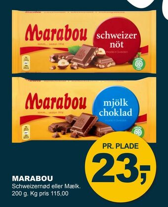 Let-Køb Marabou tilbud