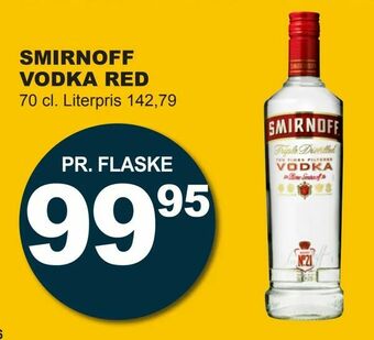 Let-Køb Smirnoff vodka red tilbud