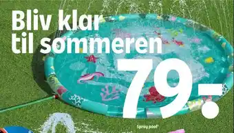 Spray pool